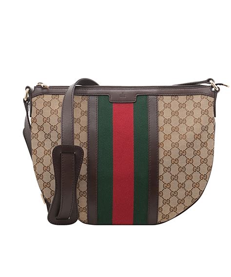 gucci stripe crossbody bag|gucci crossbody vintage bag.